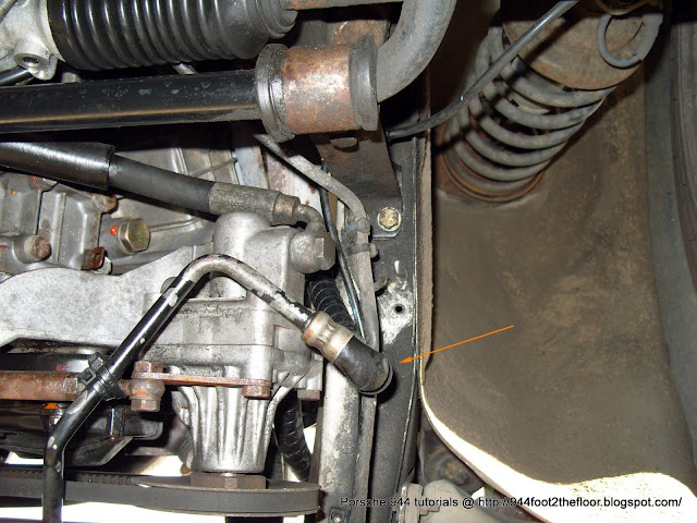 944 Foot To The Floor: Power Steering Location on a Porsche 944